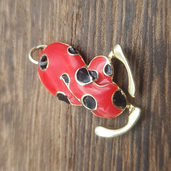Walking genie ladybug pattern charm pendant - Picture 1 of 1